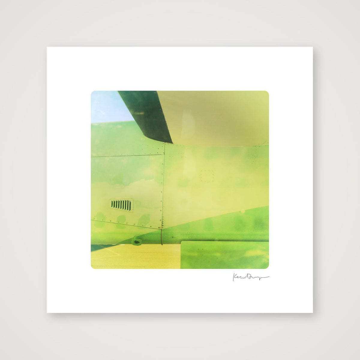 Everyday Joy #9- Prop Plane Detail (small) — 30×30cm, 12×12" Print only